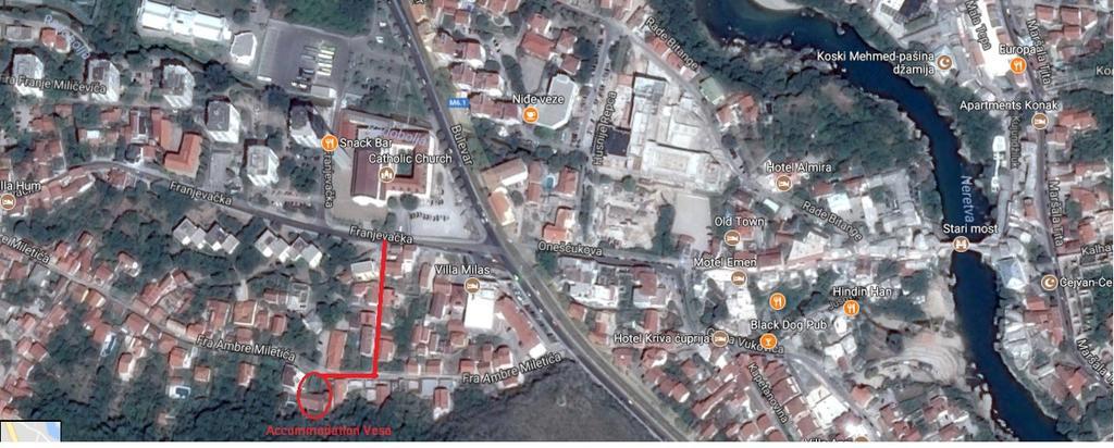 Accommodation Vesa Mostar Zewnętrze zdjęcie